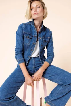 Pants Lotus Washed Light Blue - Cloud9
