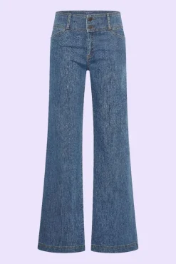 Pants Lotus Washed Light Blue - Cloud9