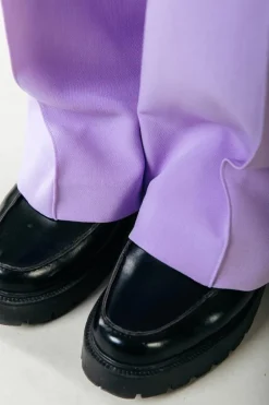 Pants Rus Straight Pants Light Lilac - Colourful Rebel