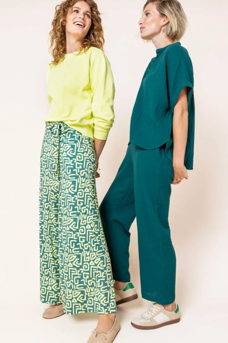 Pants Wide African Fresh Lemon - Zilch