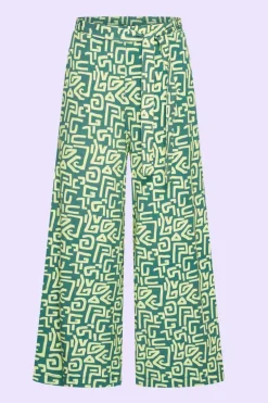 Pants Wide African Fresh Lemon - Zilch