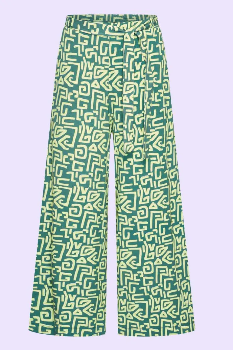 Pants Wide African Fresh Lemon - Zilch