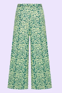 Pants Wide African Fresh Lemon - Zilch
