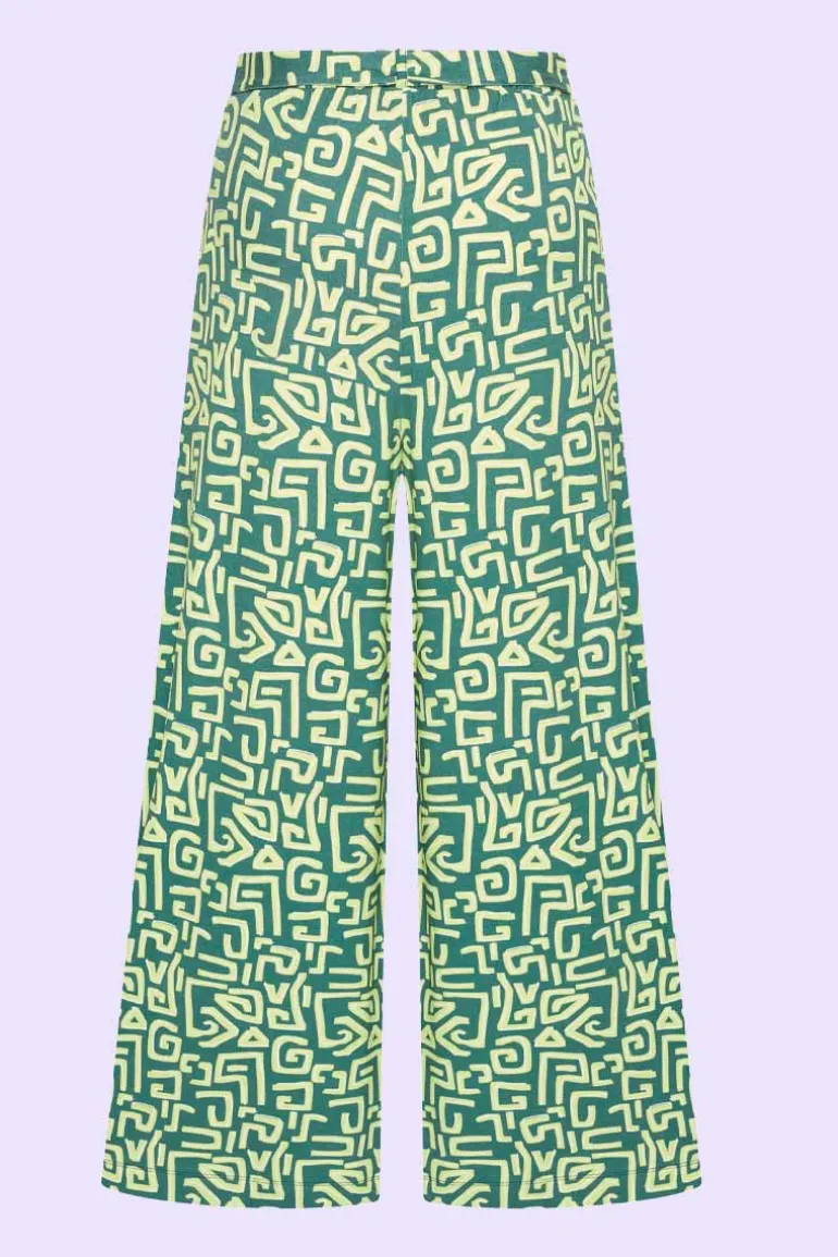 Pants Wide African Fresh Lemon - Zilch