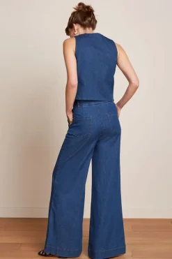 Peppa Pants Chambray Denim Blue - King Louie