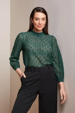 Phoebe Top Artiste Lace Amazon Green - King Louie