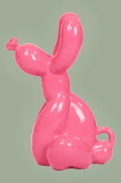 Pooping Ballon Dog - Neon Pink