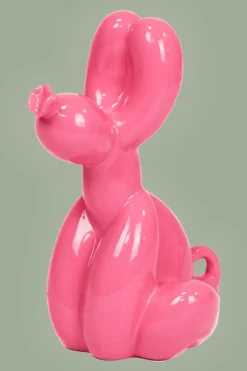 Pooping Ballon Dog - Neon Pink