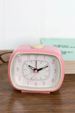 Retro Wekker Pink