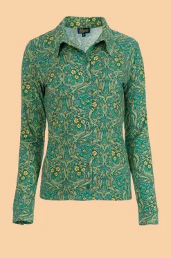 Sara Blouse Long Sleeve Curly Wurly - LaLamour