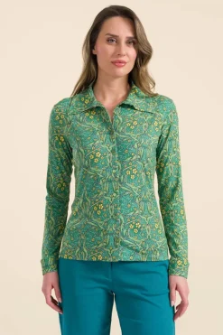Sara Blouse Long Sleeve Curly Wurly - LaLamour