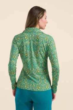 Sara Blouse Long Sleeve Curly Wurly - LaLamour