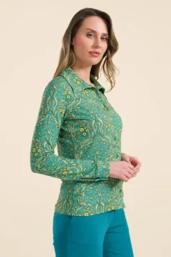 Sara Blouse Long Sleeve Curly Wurly - LaLamour