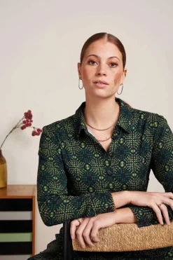 Sheeva Dress Spiller Dragonfly Green - King Louie