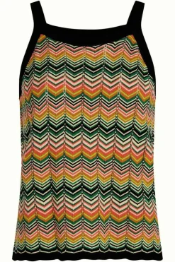 Sofie Top Penny Zigzag Black - King Louie