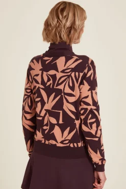 Soft Cardigan Plum - Tranquillo