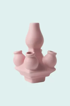 Stapelgekte Roze Mat Top - Tulpenvaas