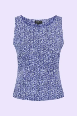 Top Buttons Drizzle Royal Blue - Zilch
