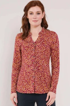 Top Organic Cotton Jersey Cranberry - Nomads