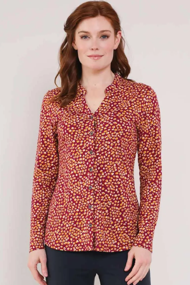 Top Organic Cotton Jersey Cranberry - Nomads