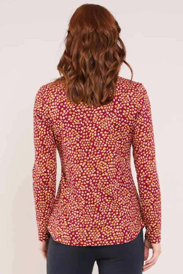 Top Organic Cotton Jersey Cranberry - Nomads