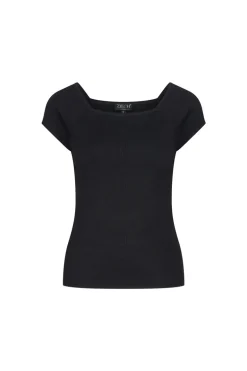 Top Short Sleeve Black - Zilch