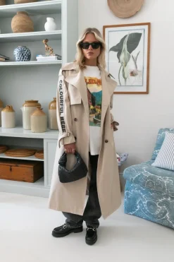 Trenchcoat Kaia Branded - Colourful Rebel