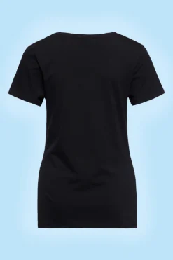 T-shirt Lucky Black - Queen Kerosin