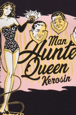 T-shirt Man Hunter Black - Queen Kerosin