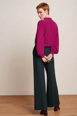 Verna Pants Uni Rodeo Sycamore Green - King Louie