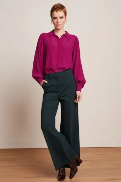 Verna Pants Uni Rodeo Sycamore Green - King Louie