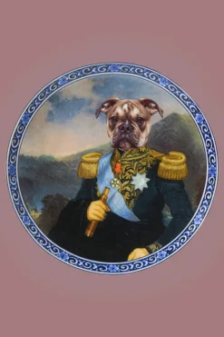 Wandbord Admiraal Bulldog