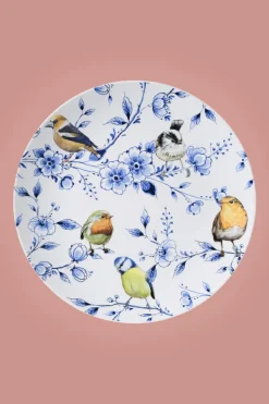 Wandbord Bosvogels met Bloesem