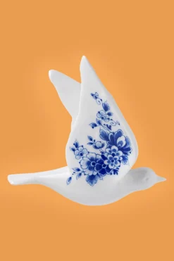 Wandvogel Delfts Blauw 1