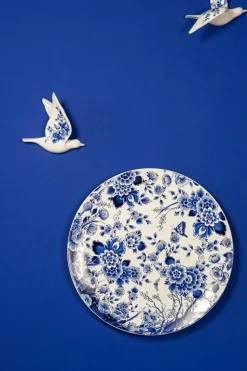 Wandvogel Delfts Blauw 1